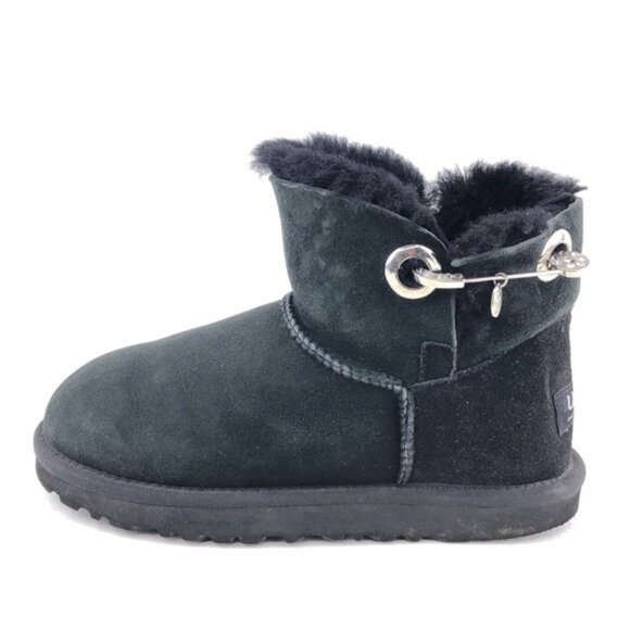 UGG Josey Swarovski Bling Pin Mini Winter Boots 4 - Picture 1 of 12